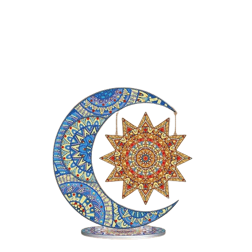 Diamond Painting Aufsteller 'Mond + Stern' (32) von Spielzeughafen