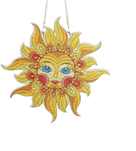 Diamond Painting Fensterbild 'Sonne' (23) von Spielzeughafen