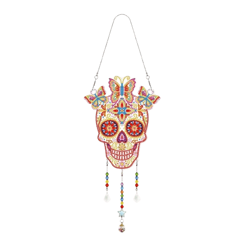 Diamond Painting Fensterbild 'Totenkopf' (26) von Spielzeughafen