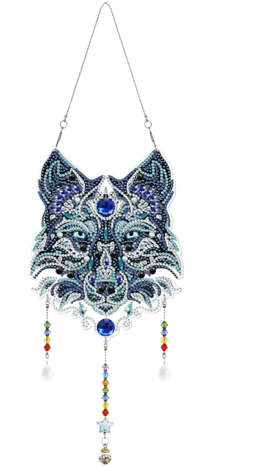 Diamond Painting Fensterbild 'Wolf' (4) von Spielzeughafen