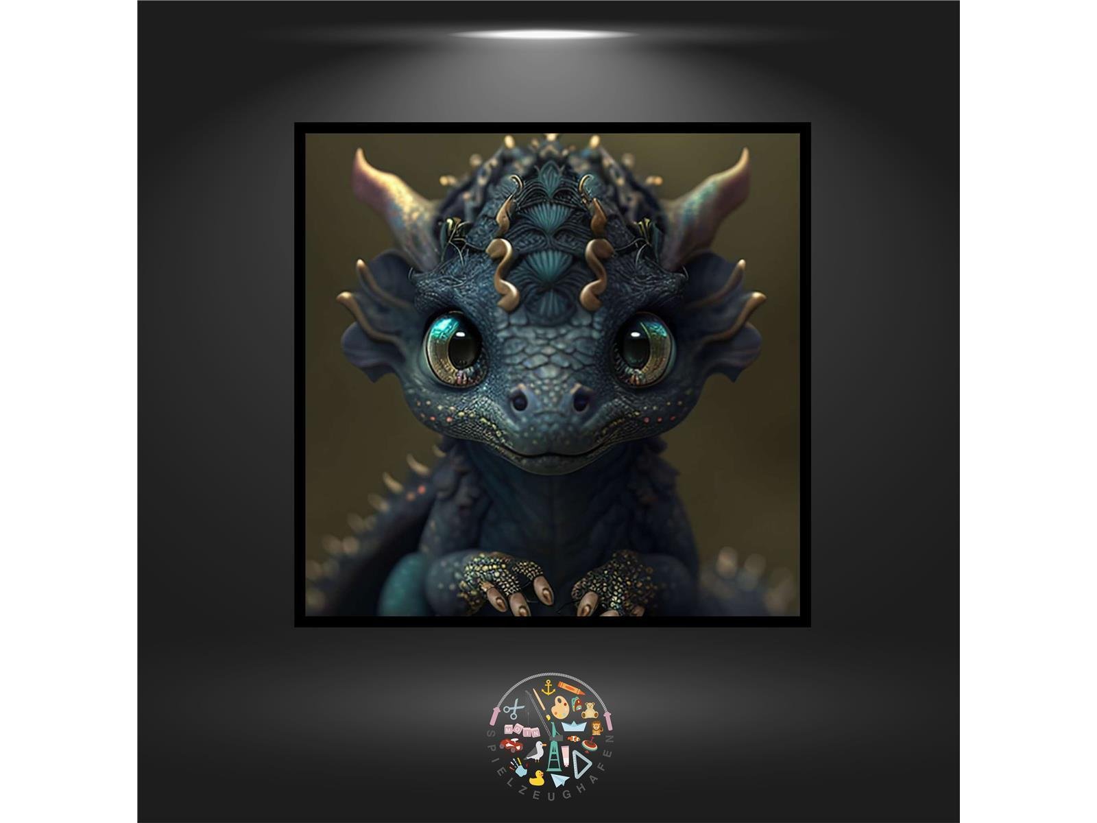 Drache 'Grisu' - Quadratisch mit AB von Spielzeughafen