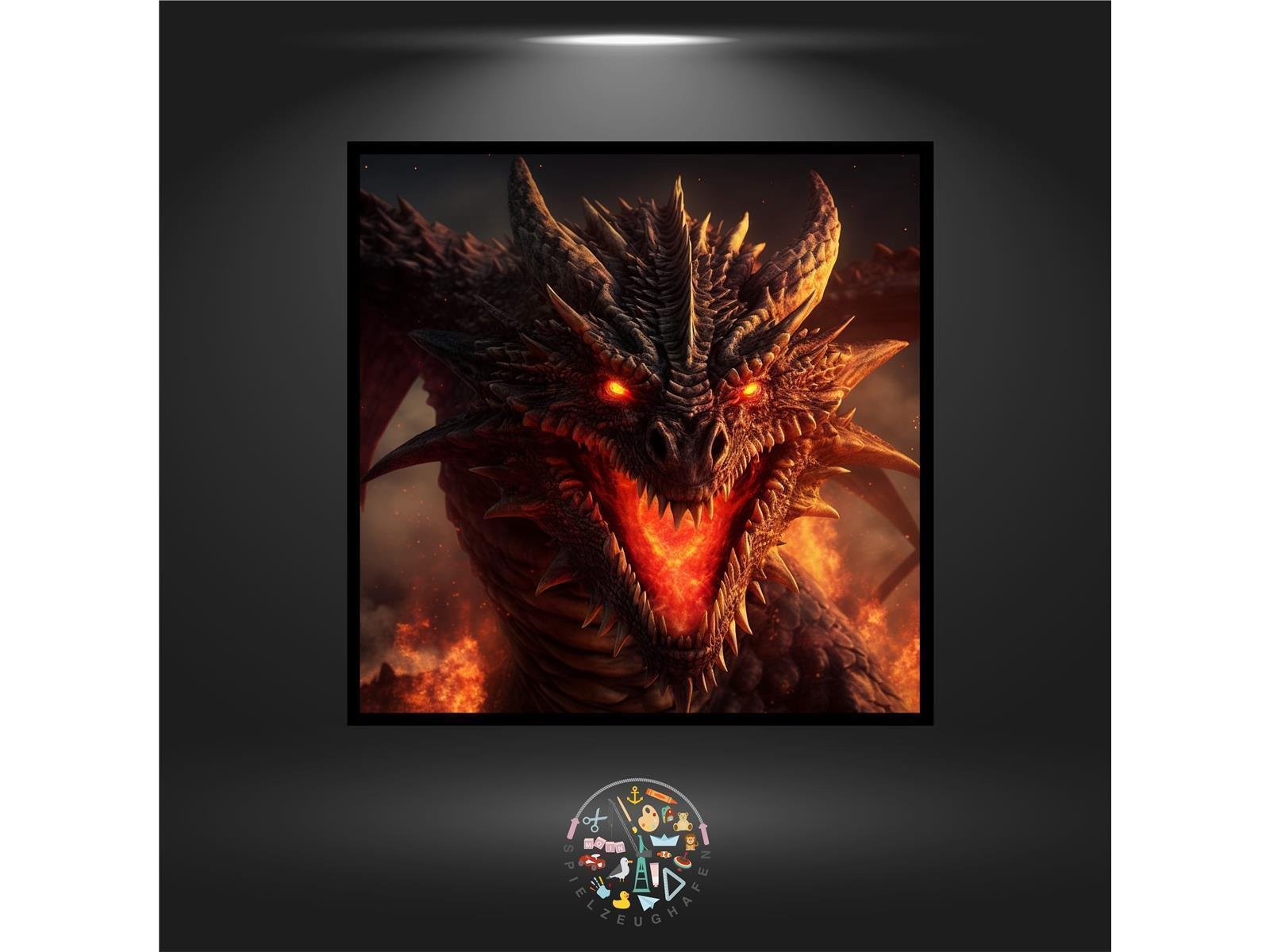 Drache 'Smaug' - Quadratisch mit Strass von Spielzeughafen