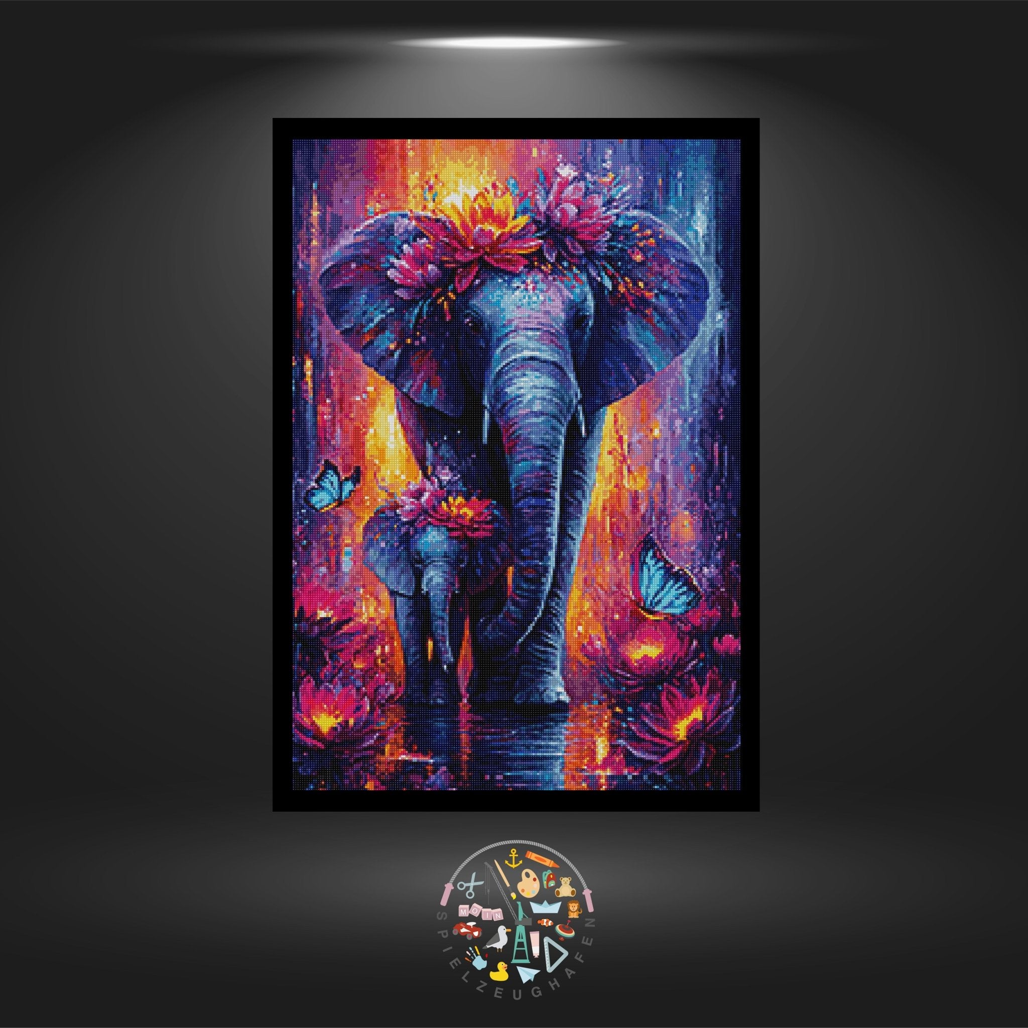 Elefant 'Gajah' - Quadratisch mit AB von Spielzeughafen