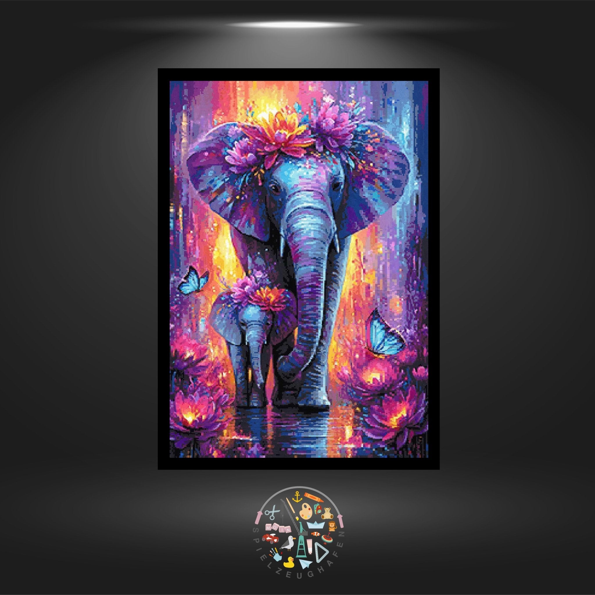 Elefant 'Gajah' - Strass rund von Spielzeughafen