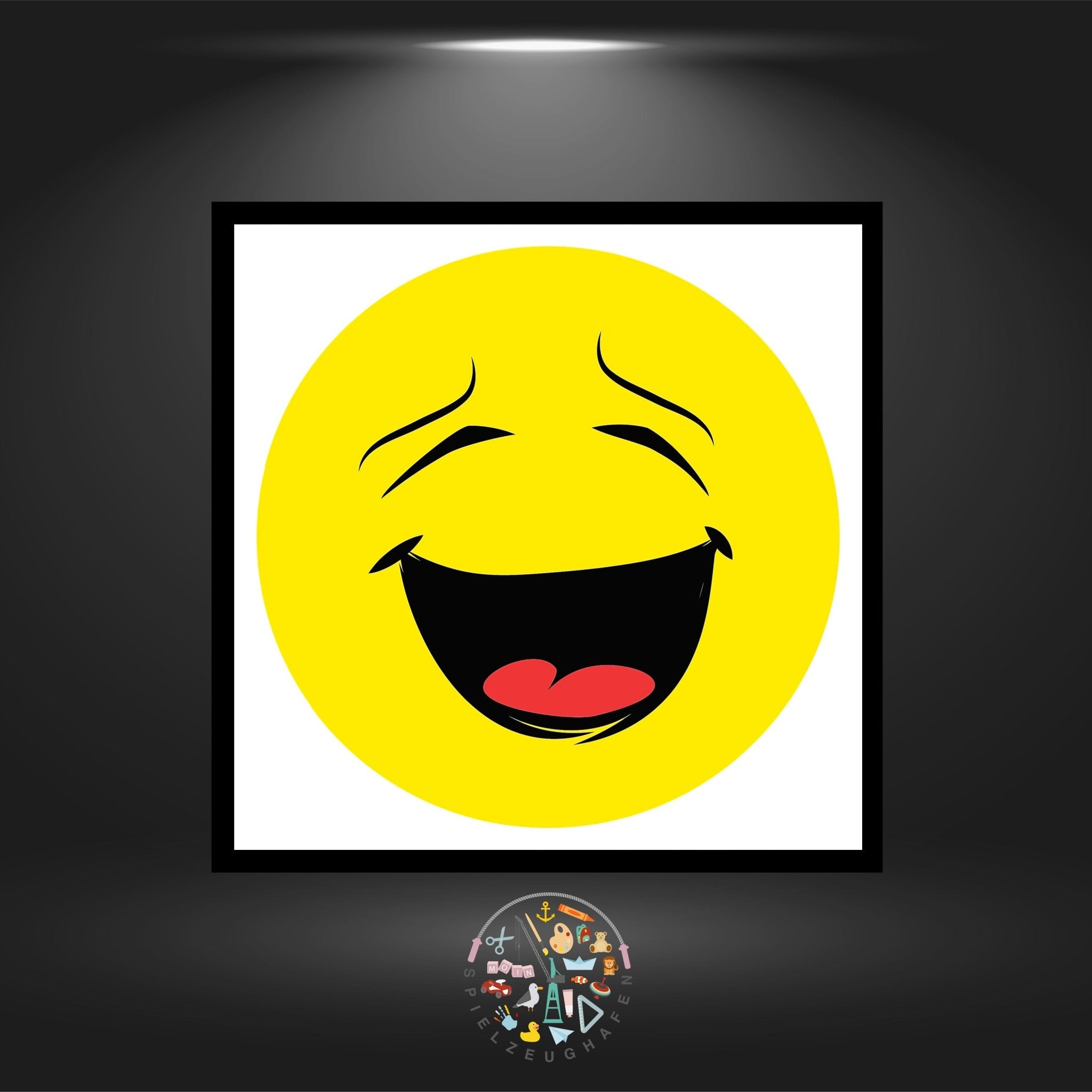 Emoji 6 - Strass rund von Spielzeughafen