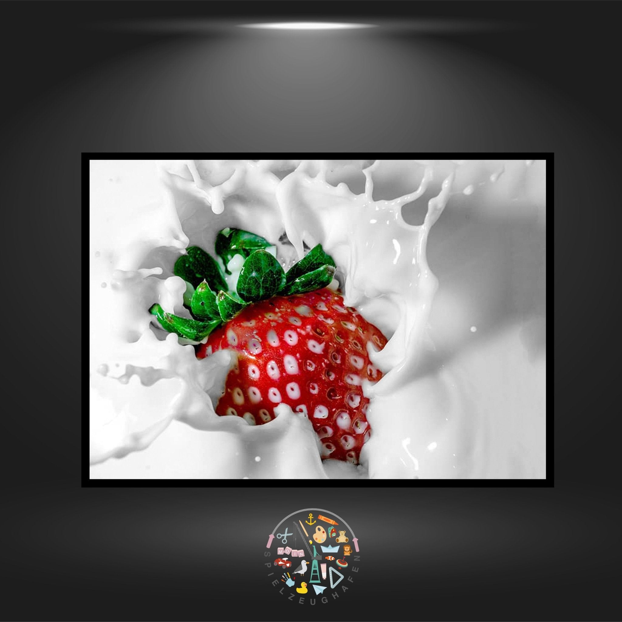 Erdbeermilch - Strass / Rhinestone von Spielzeughafen