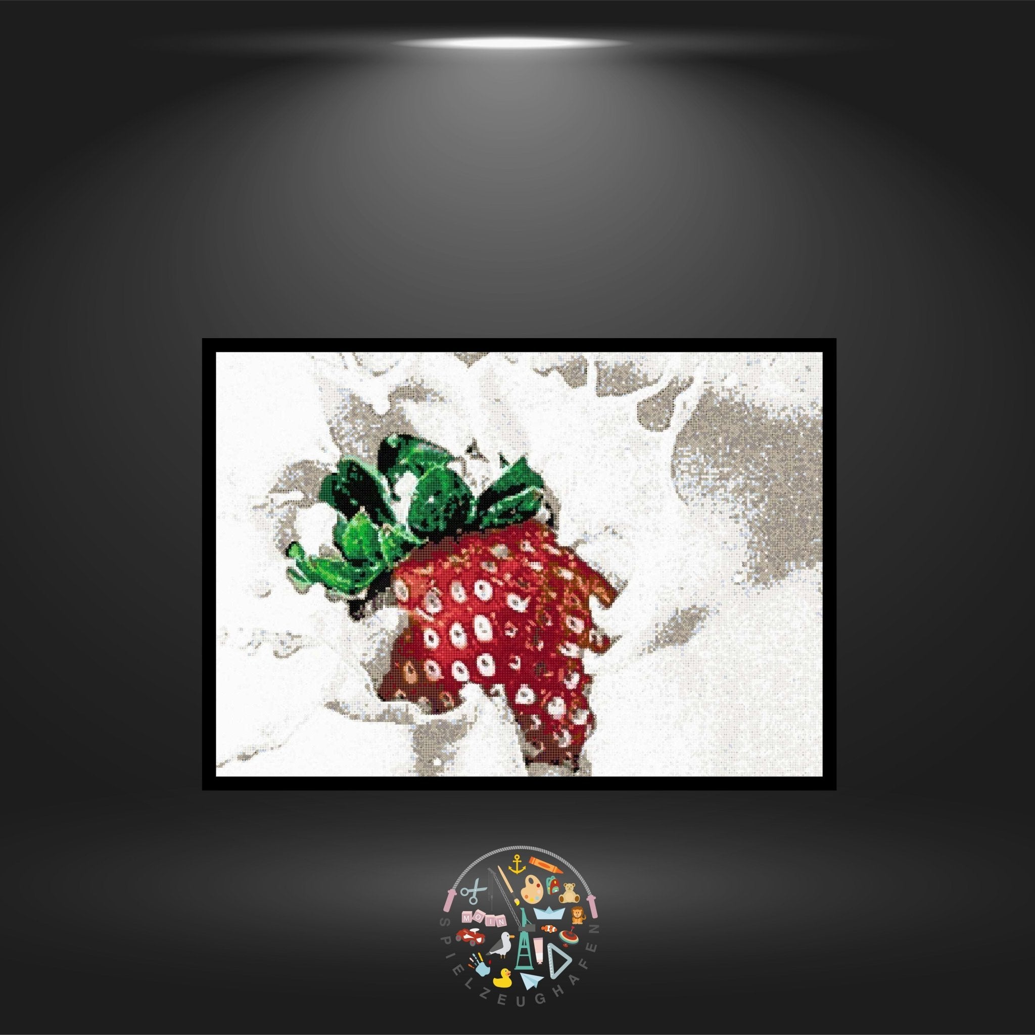 Erdbeermilch - Strass / Rhinestone von Spielzeughafen