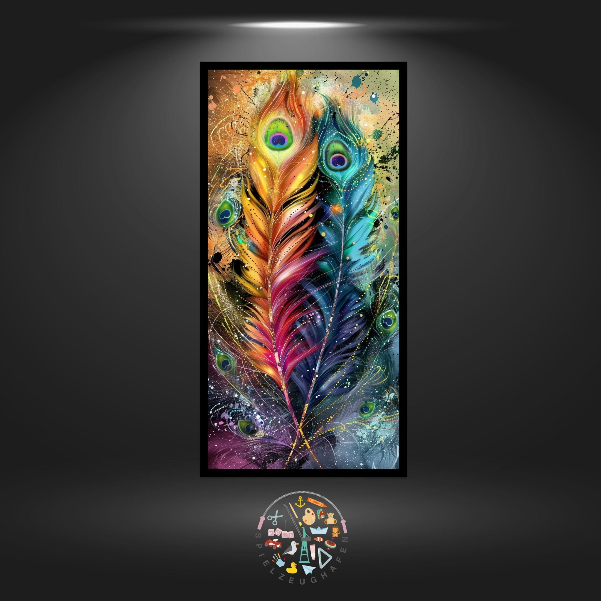 Feather of Love - Bügelperlen von Spielzeughafen