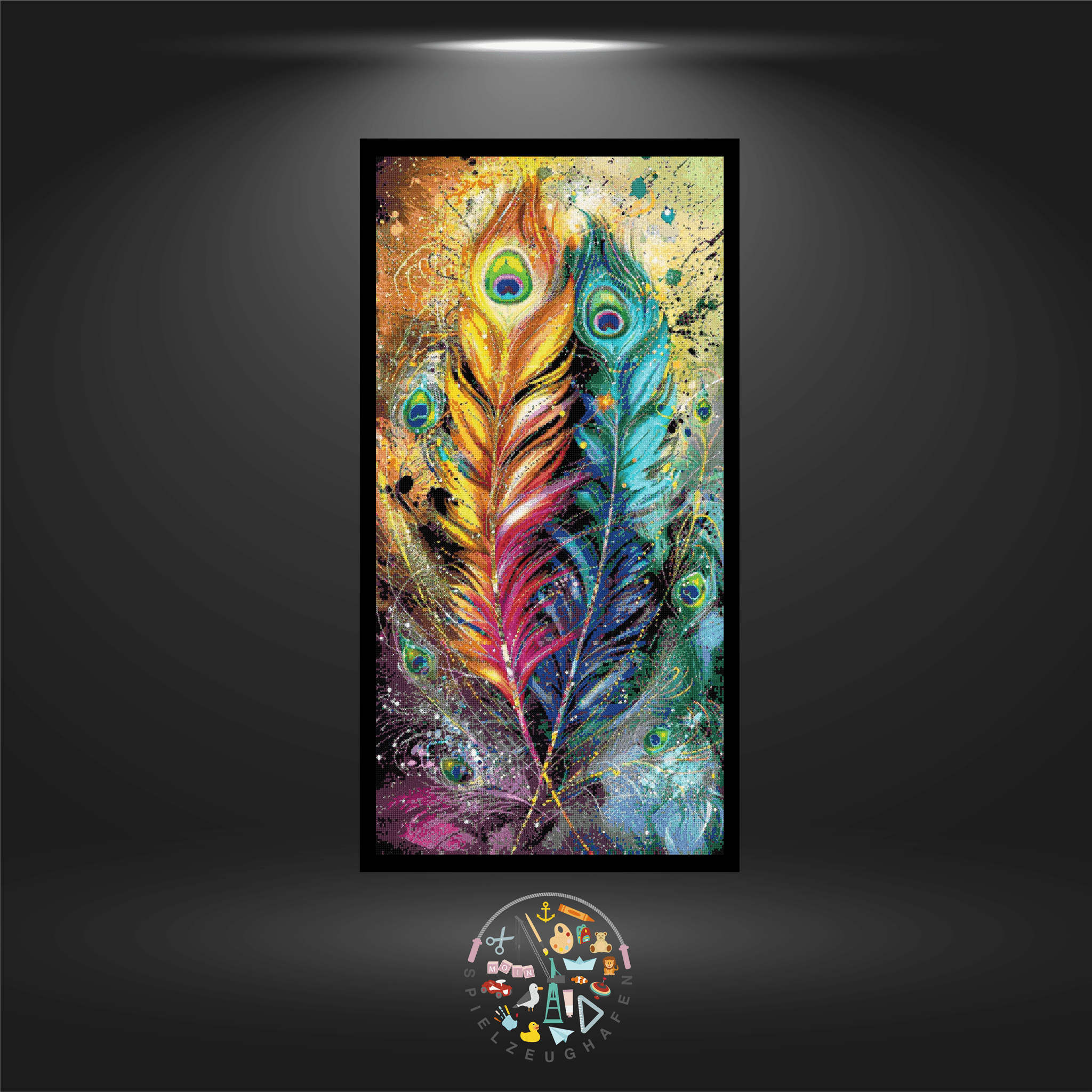 Feather of Love - Strass rund von Spielzeughafen