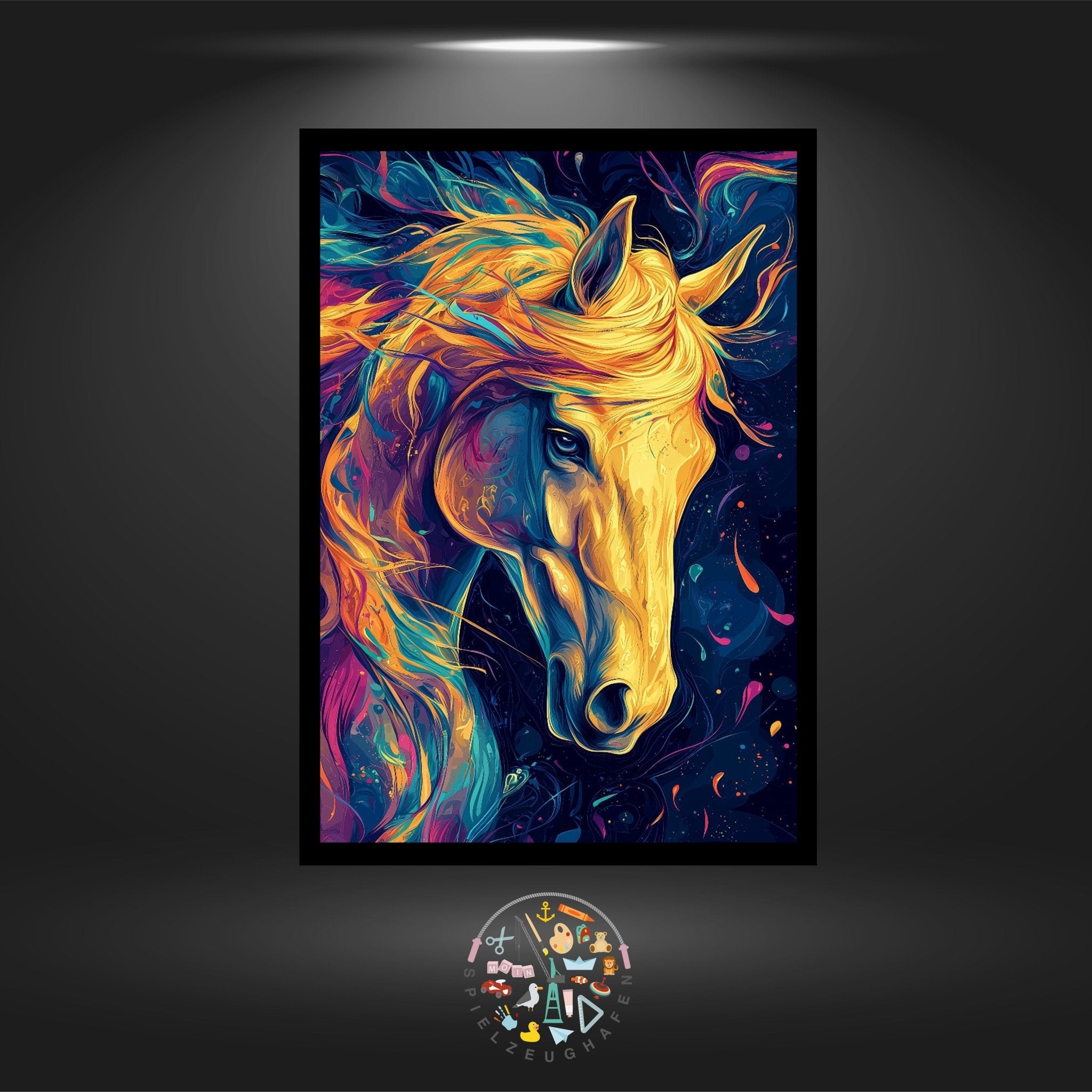 Flying horse - Quadratisch von Spielzeughafen