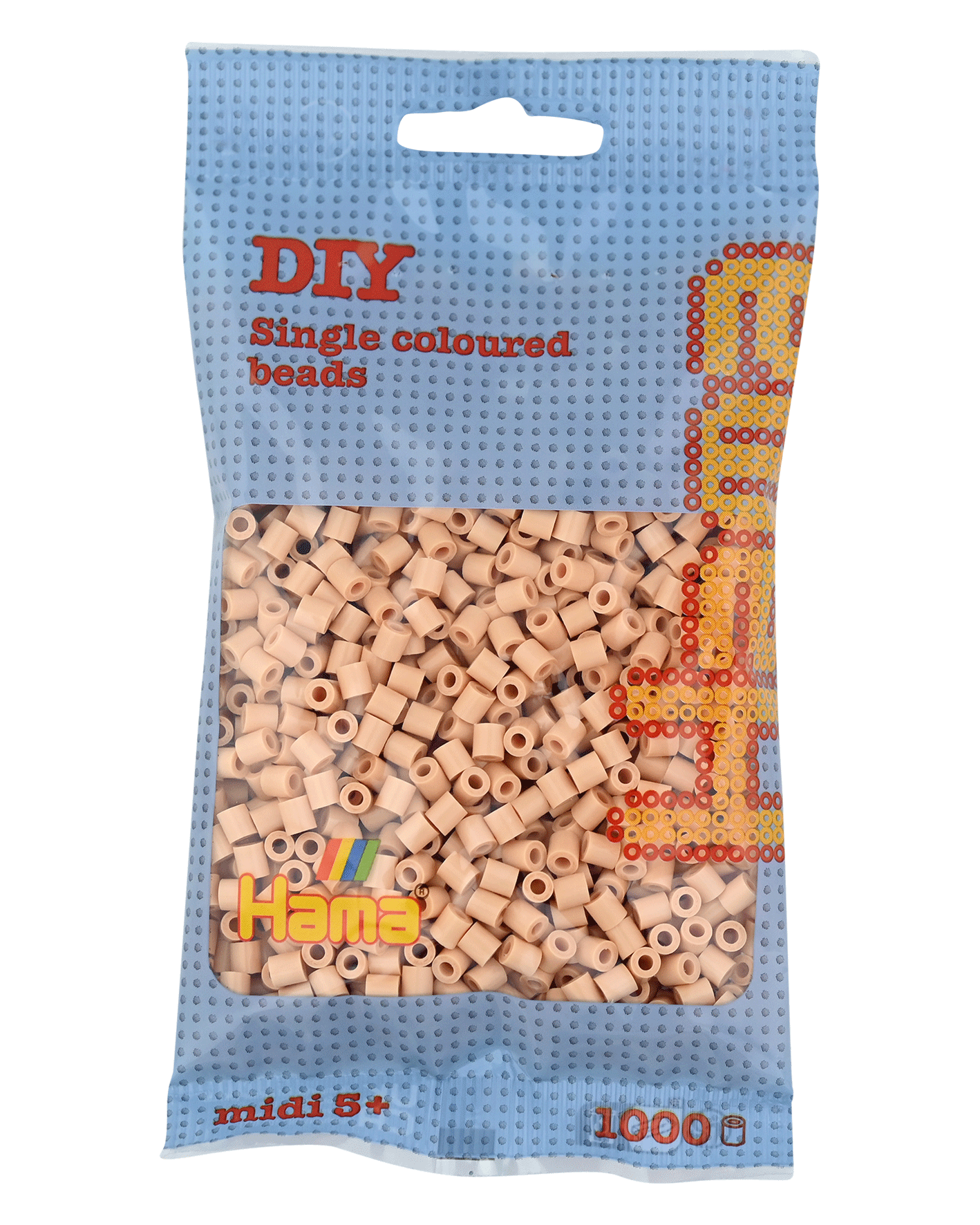 Hama Bügelperlen – Beige, Midi 5 mm (1000 Stk) von Spielzeughafen