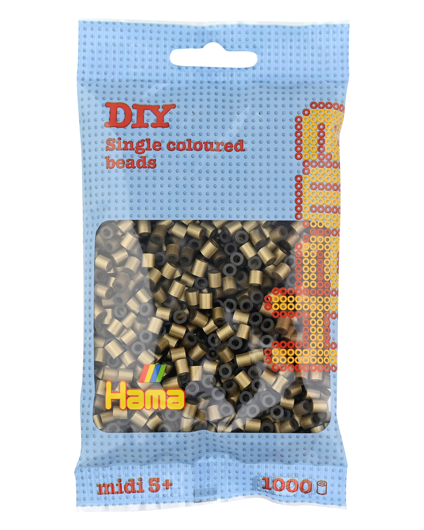 Hama Bügelperlen – Bronze, Midi 5 mm (1000 Stk) von Spielzeughafen