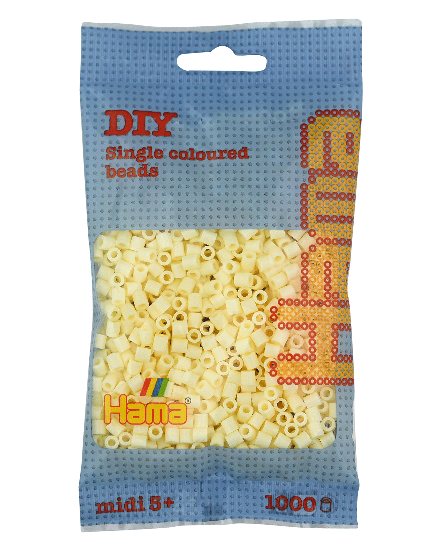 Hama Bügelperlen – Creme, Midi 5 mm (1000 Stk) von Spielzeughafen