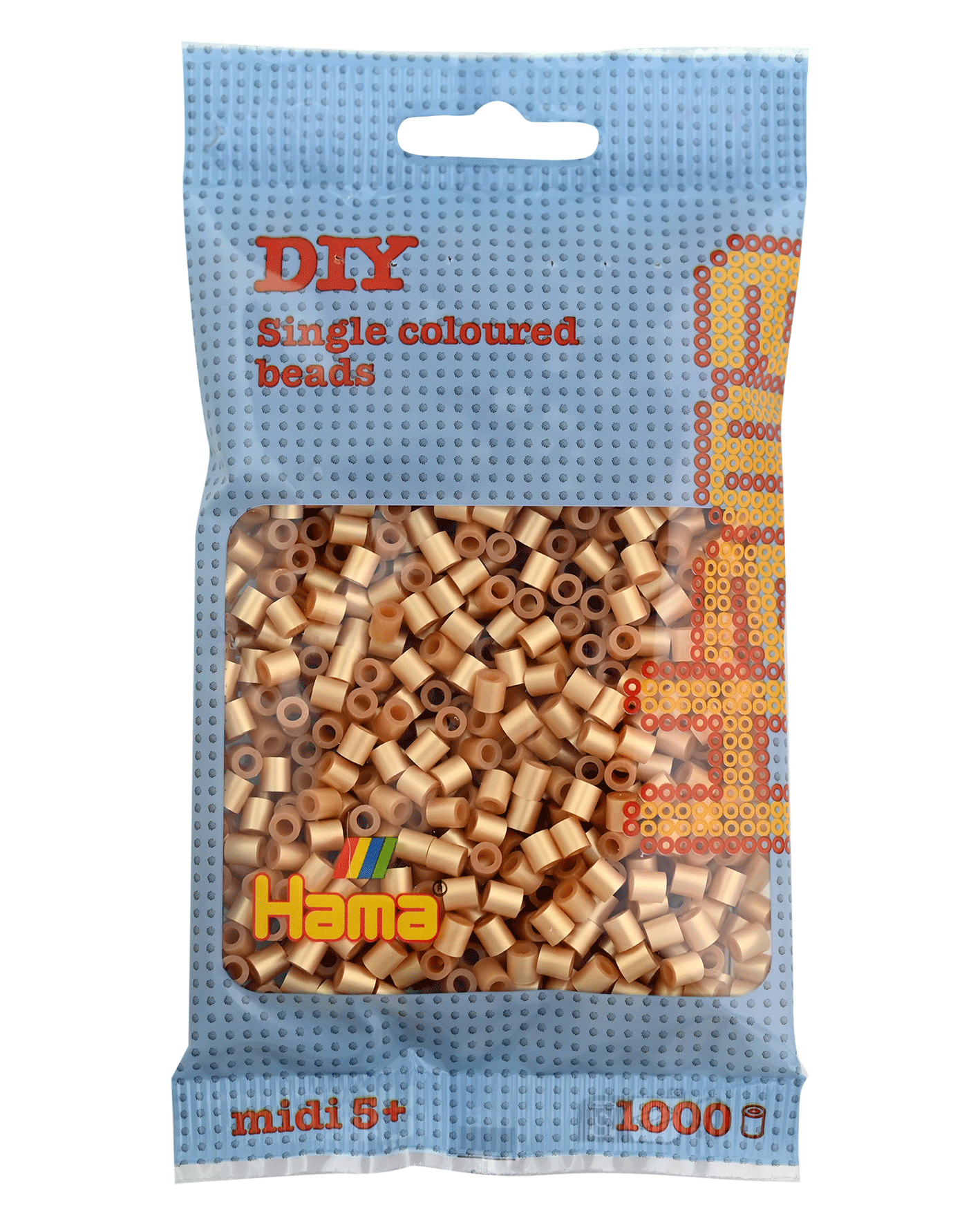 Hama Bügelperlen – Gold, Midi 5 mm (1000 Stk) von Spielzeughafen