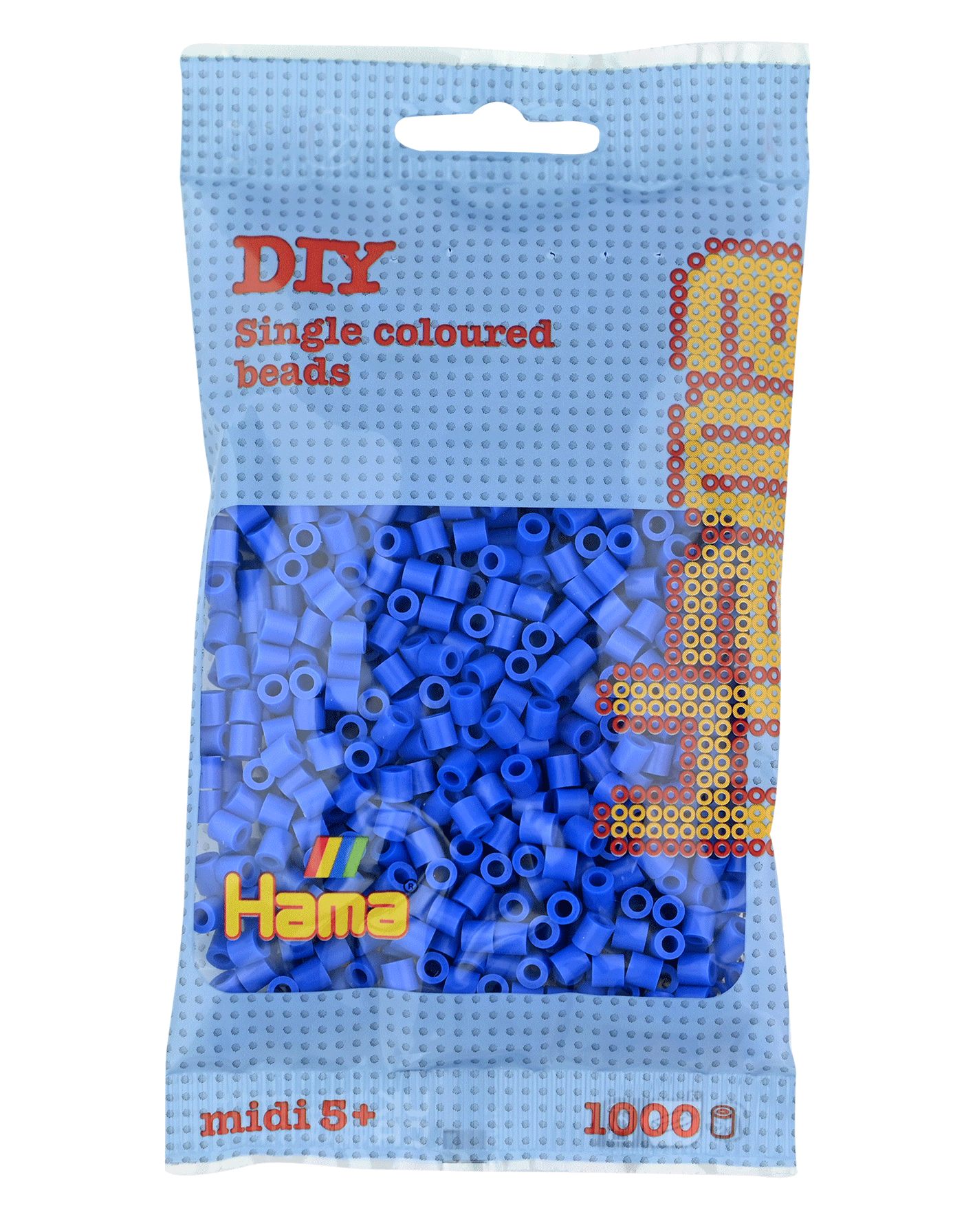 Hama Bügelperlen – Hellblau, Midi 5 mm (1000 Stk) von Spielzeughafen