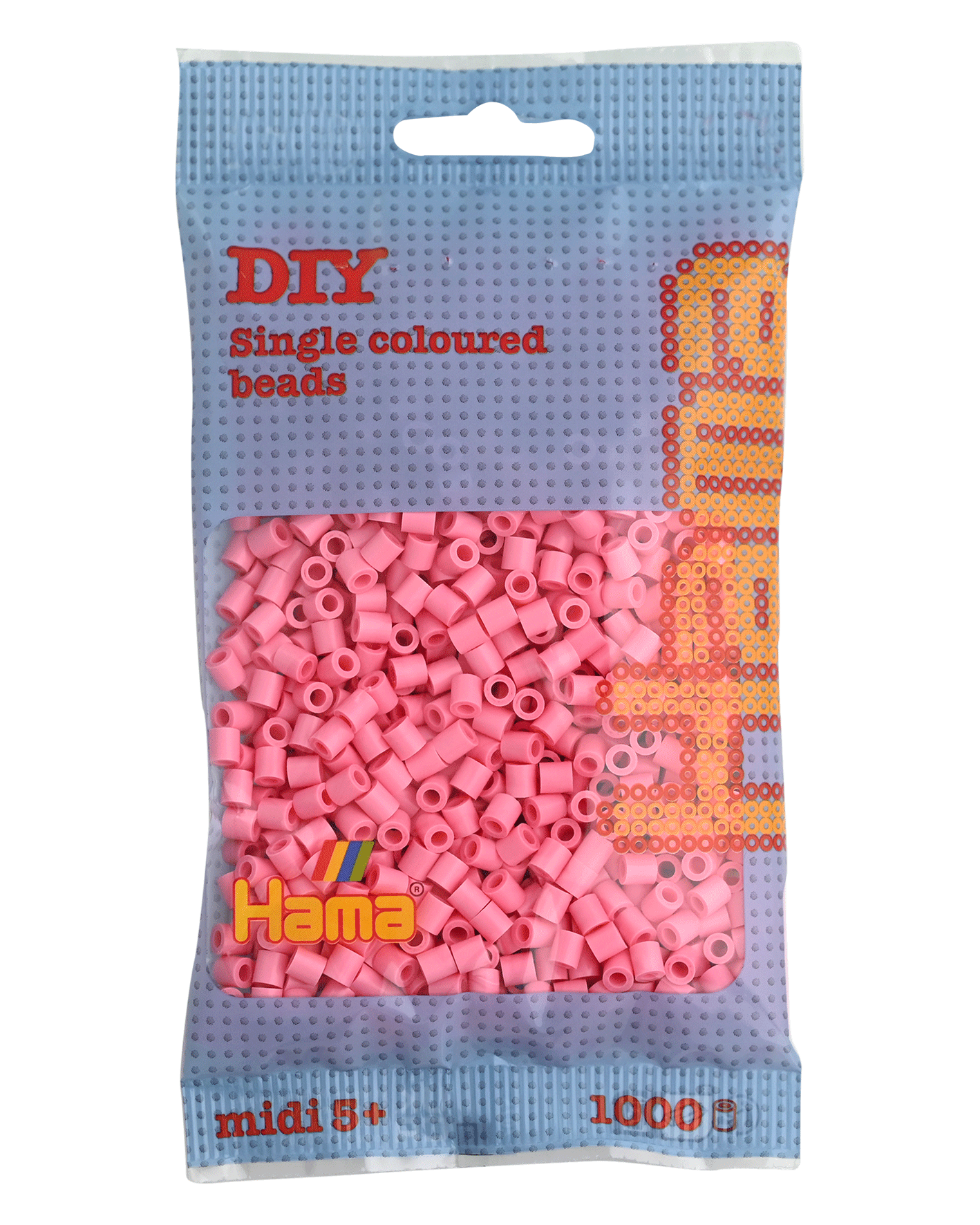 Hama Bügelperlen – Hellrot, Midi 5 mm (1000 Stk) von Spielzeughafen