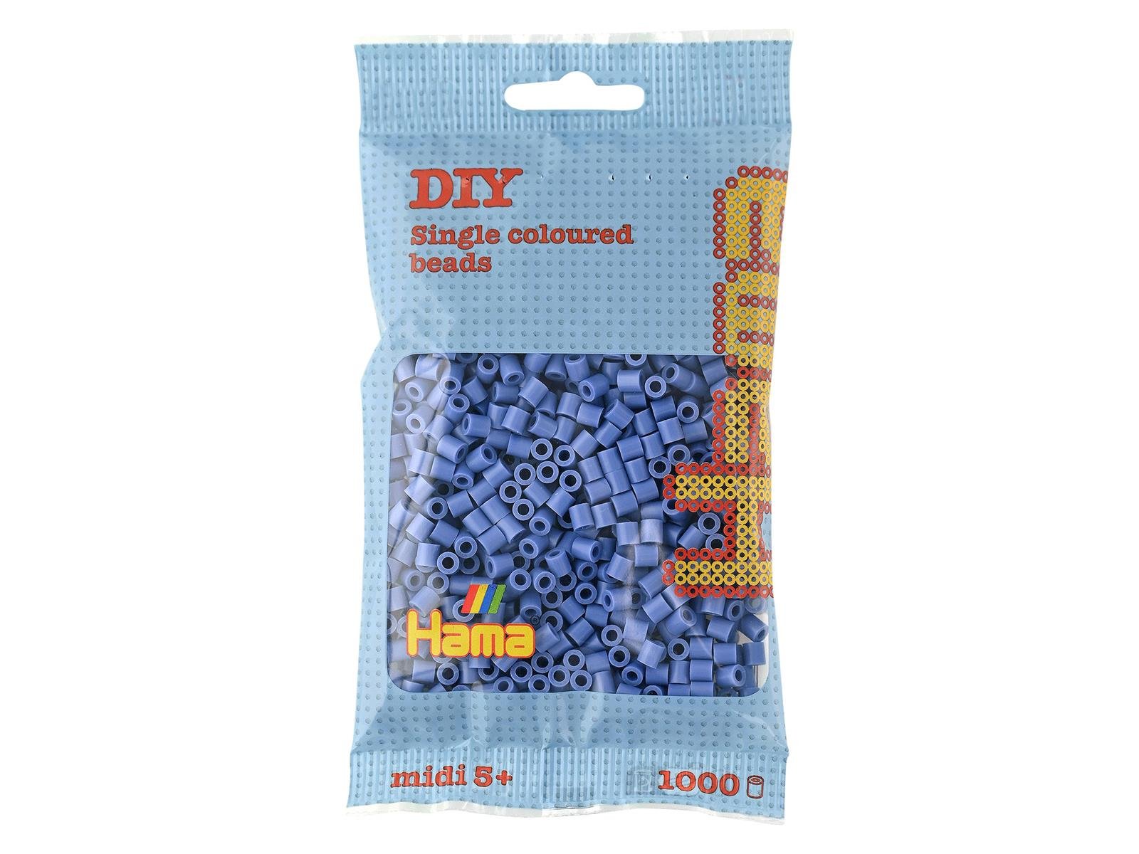 Hama Bügelperlen – Lavendel, Midi 5 mm (1000 Stk) von Spielzeughafen