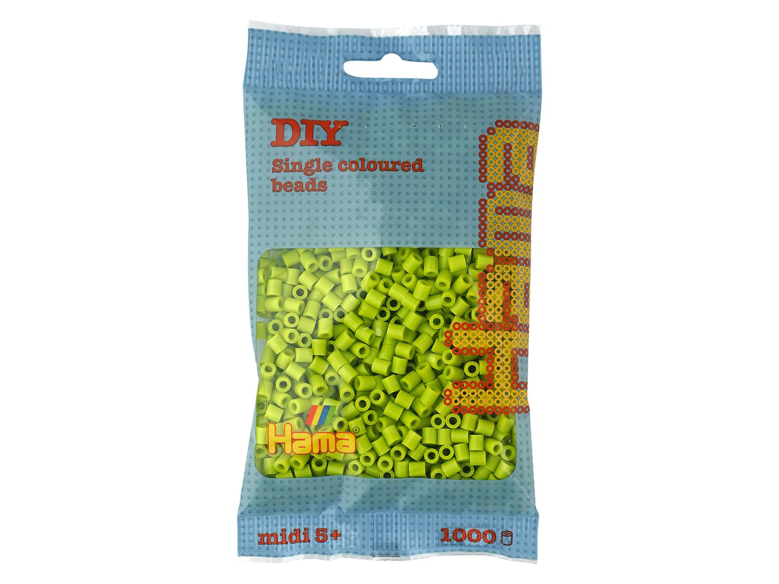 Hama Bügelperlen – Lime, Midi 5 mm (1000 Stk) von Spielzeughafen