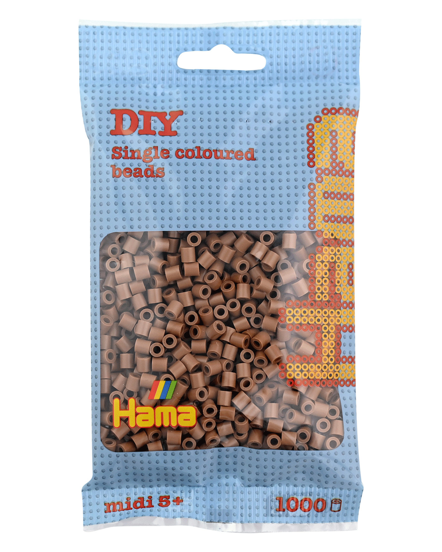 Hama Bügelperlen – Nougat, Midi 5 mm (1000 Stk) von Spielzeughafen