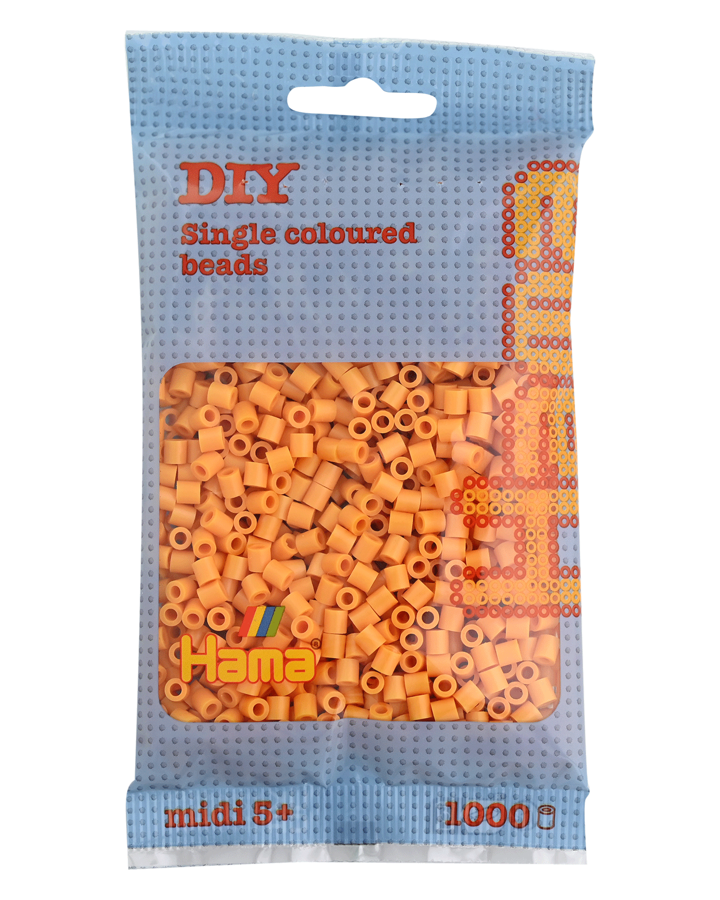 Hama Bügelperlen – Teddybären - Braun, Midi 5 mm (1000 Stk) von Spielzeughafen