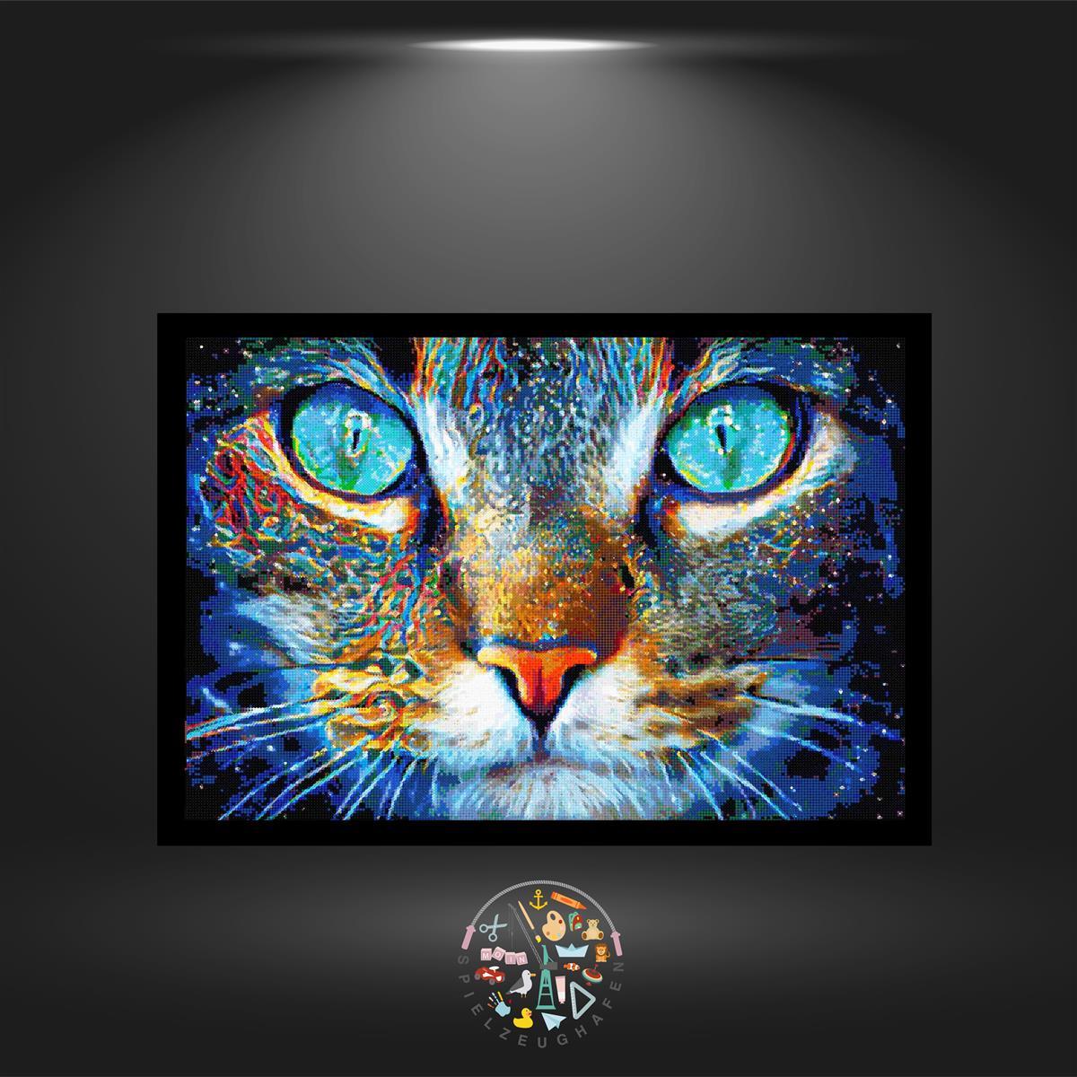 Katze' Azura' - Strass / Rhinestone von Spielzeughafen