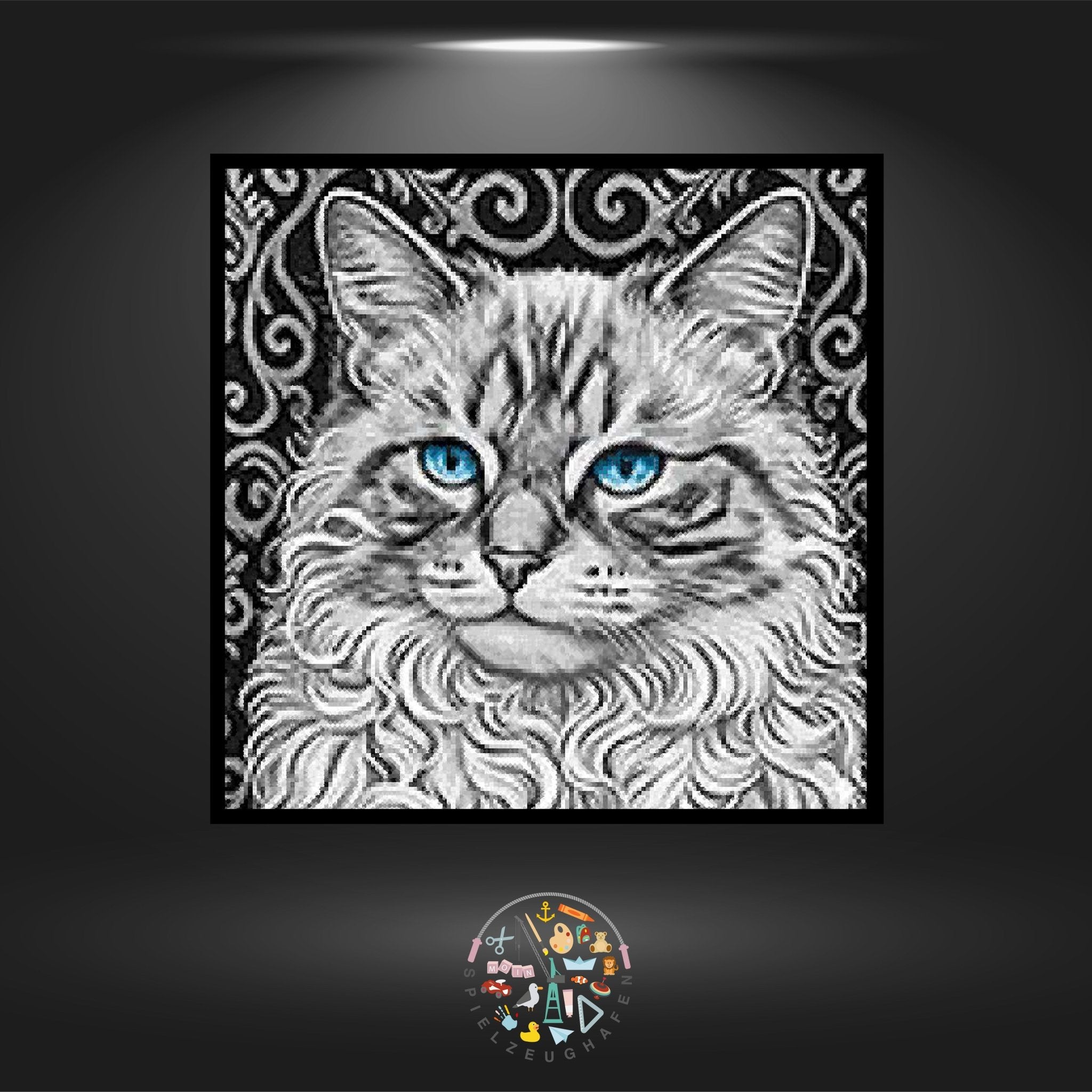 Katze 'Zia' - Bügelperlen von Spielzeughafen