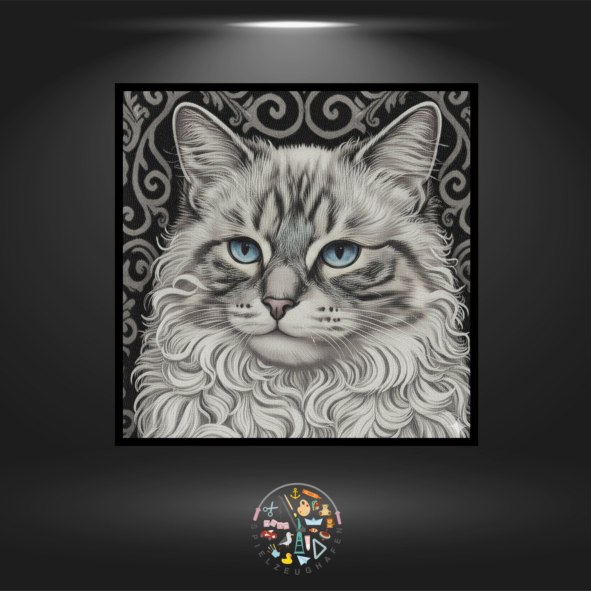 Katze 'Zia' - Bügelperlen von Spielzeughafen