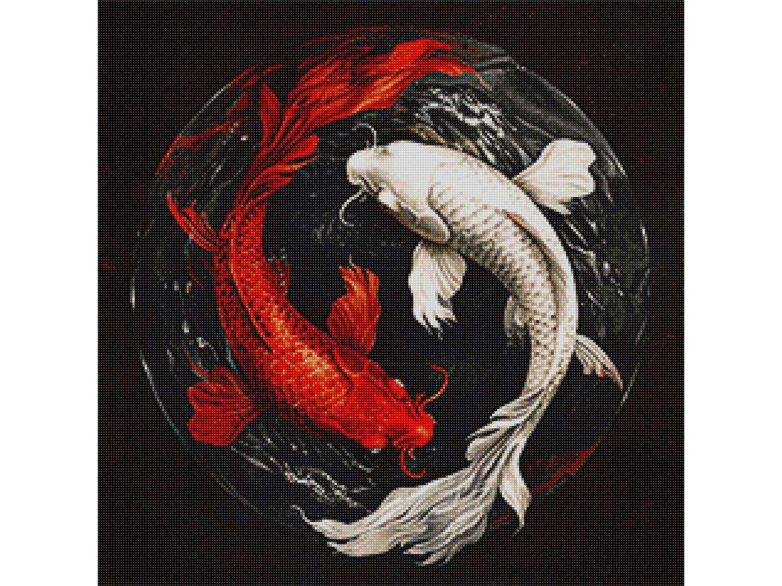 Koi in Love - Quadratisch von Spielzeughafen