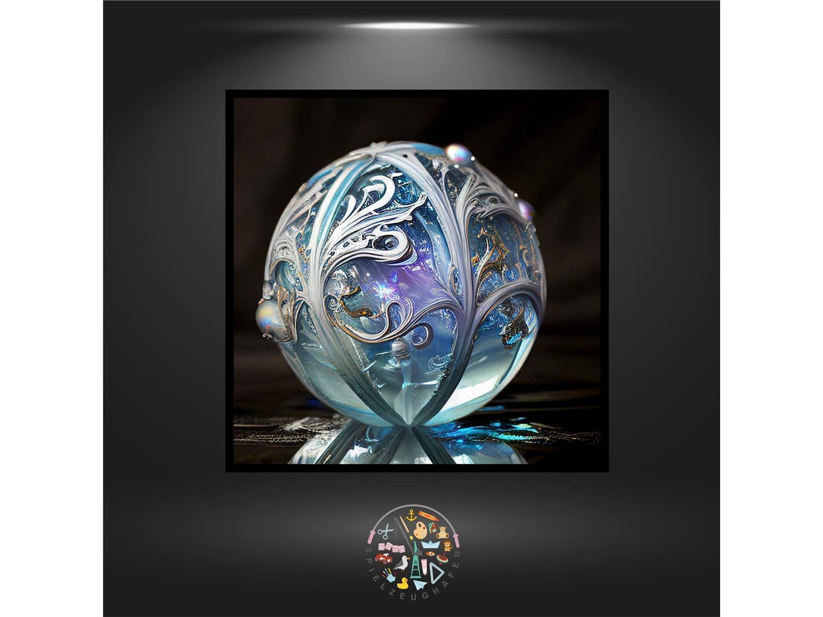 Kristallkugel - Quadratisch mit eckig Strass von Spielzeughafen