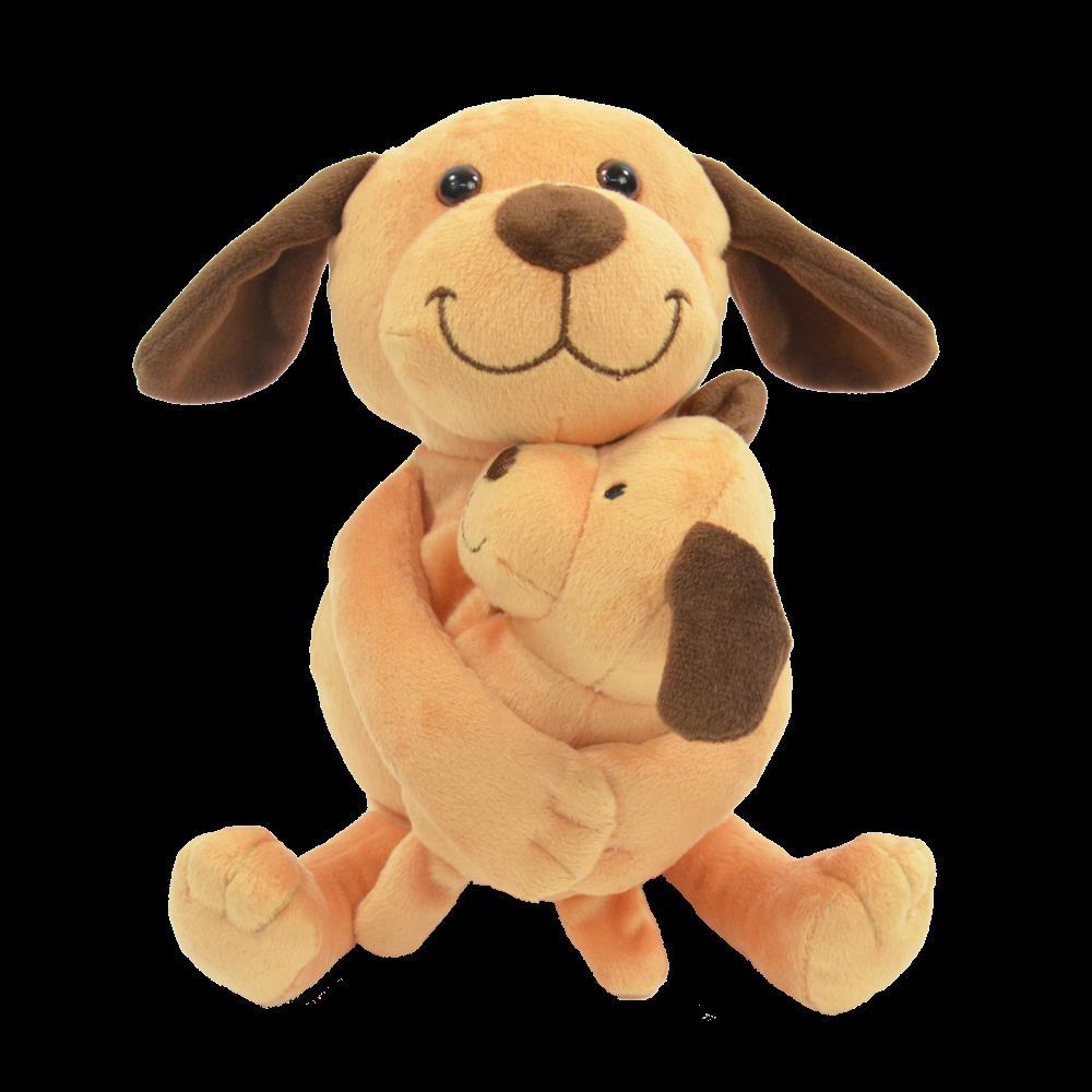 Laber - Hund mit Baby "Senta und Cora" von Spielzeughafen