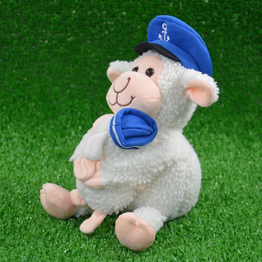 Laber - Schaf "Smilla" mit Baby "Fiete" und Seefahrerhut von Spielzeughafen