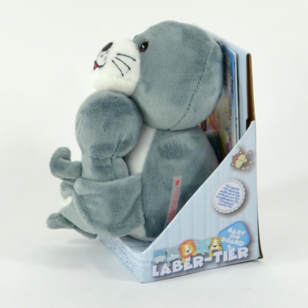 Laber - Seehund "Sally" mit Baby "Malte" von Spielzeughafen