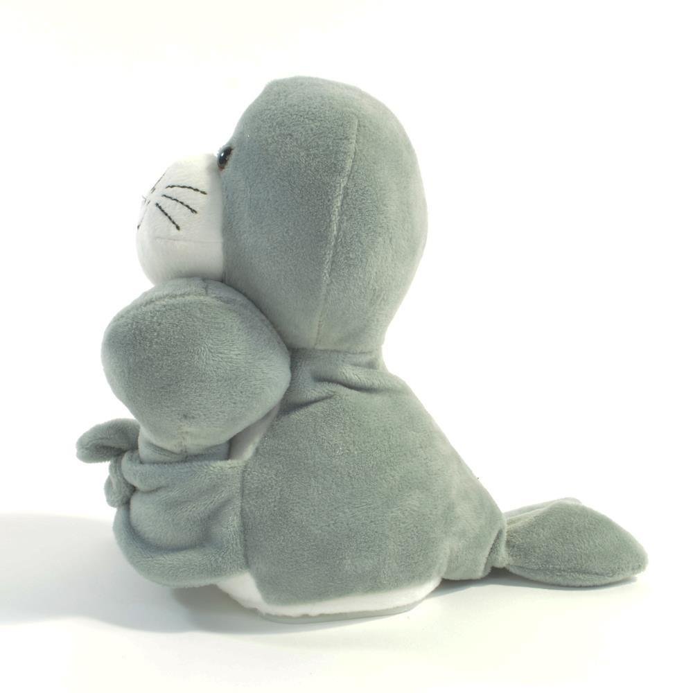 Laber - Seehund "Sally" mit Baby "Malte" von Spielzeughafen