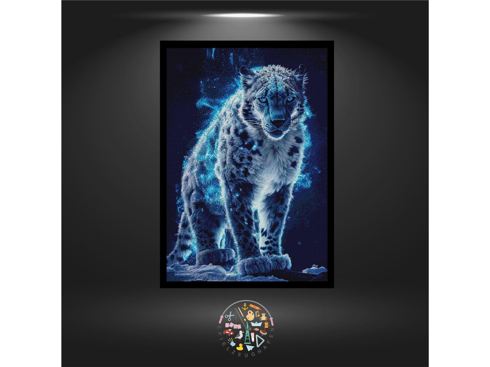 Leopard 'Aurora' - Quadratisch mit eckig Strass von Spielzeughafen