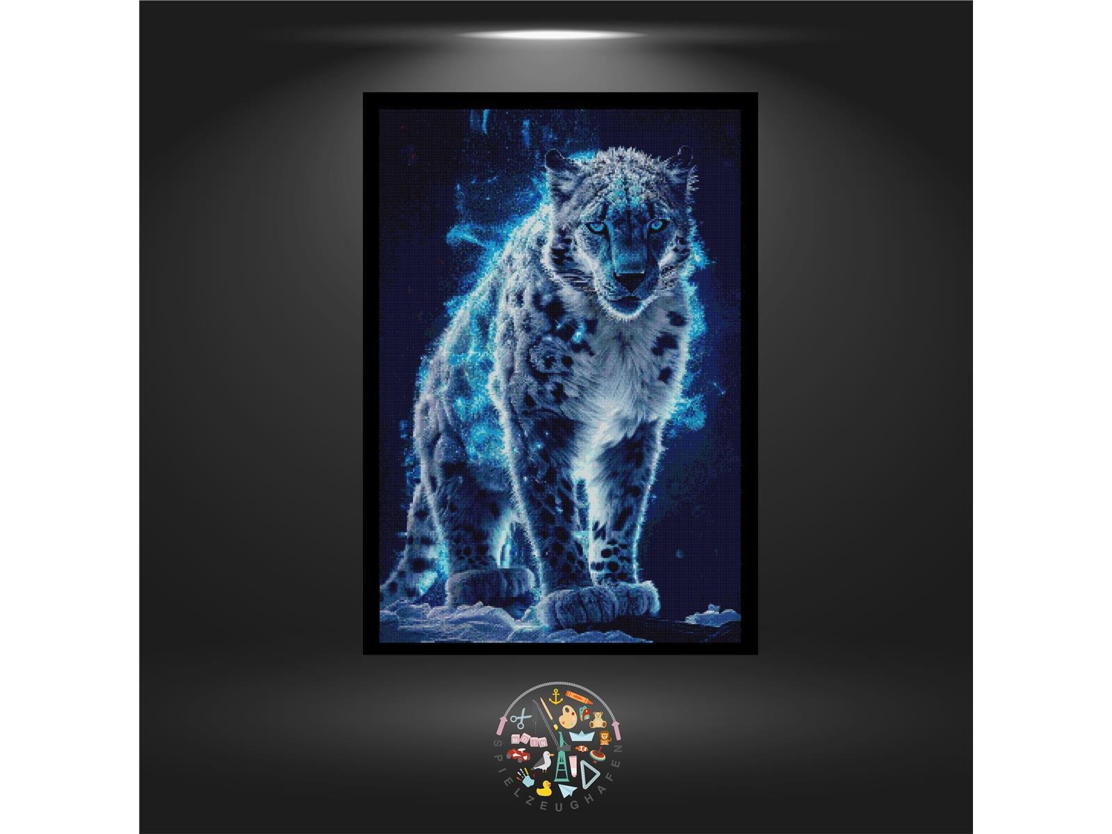 Leopard 'Aurora' - Quadratisch mit eckig Strass von Spielzeughafen