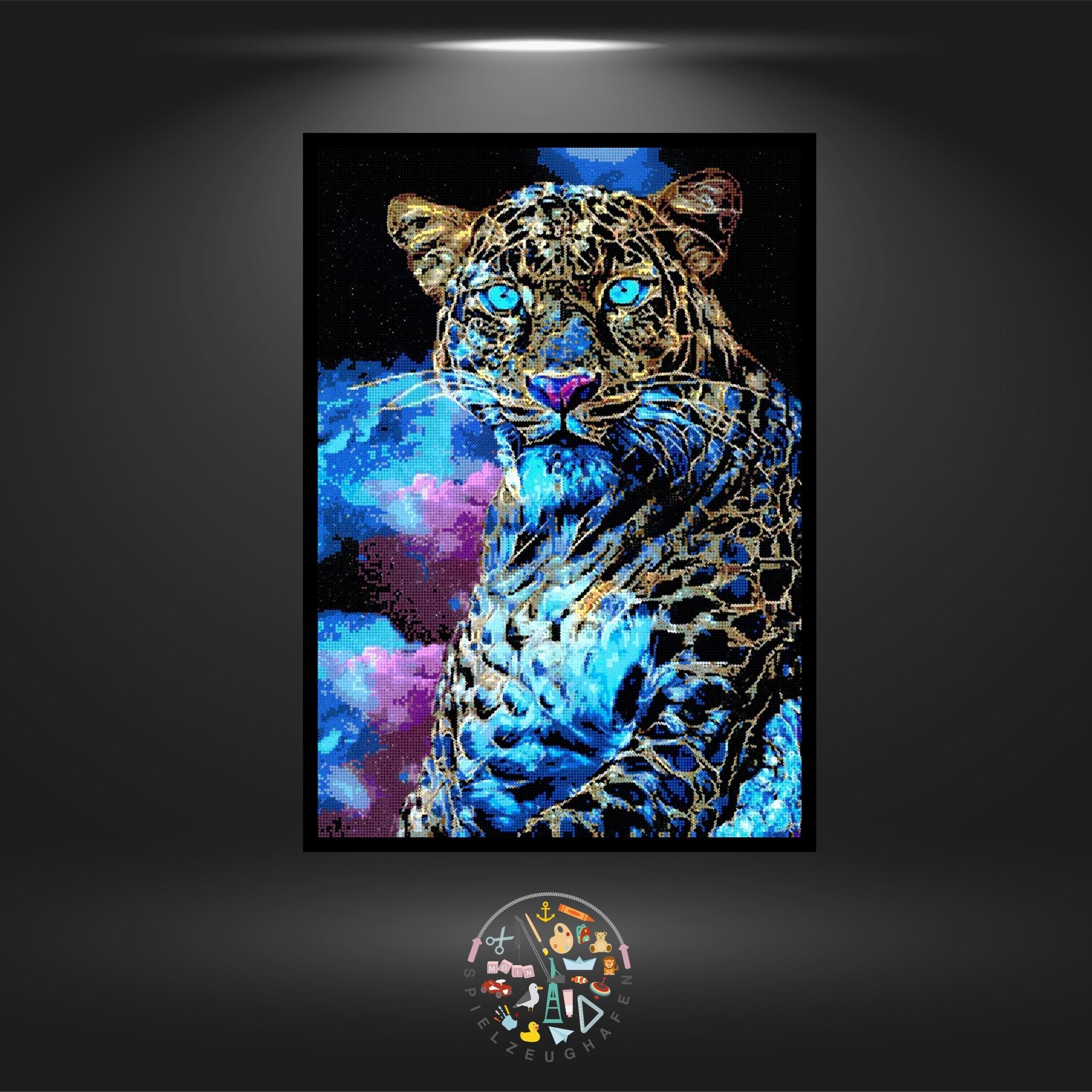 Leopard 'Saphir' - Strass / Rhinestone von Spielzeughafen