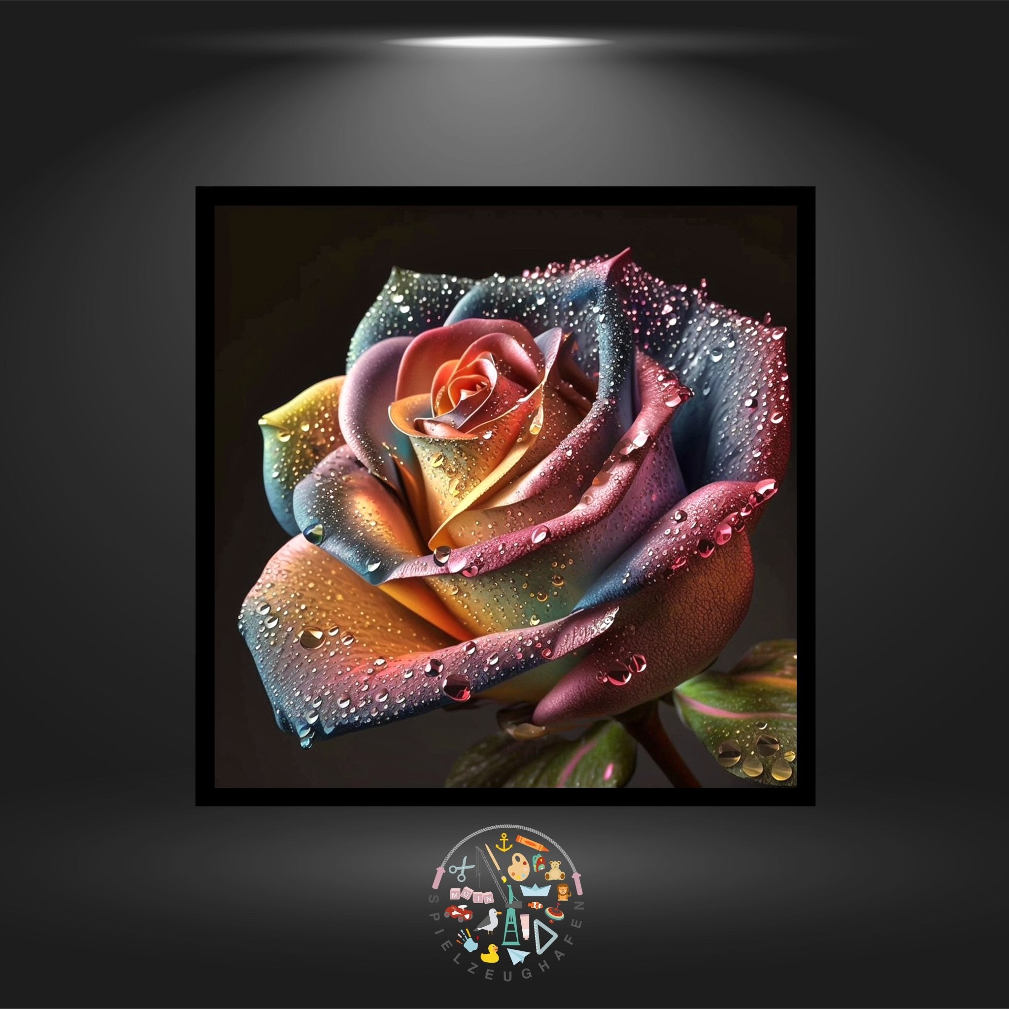 Little Rose - Bügelperlen von Spielzeughafen