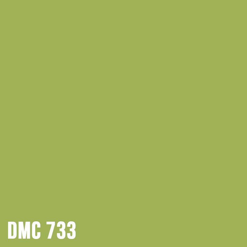 DMC 733 – Olive Green Md – Strass rund Diamond Painting Steine 2,8mm von Spielzeughafen