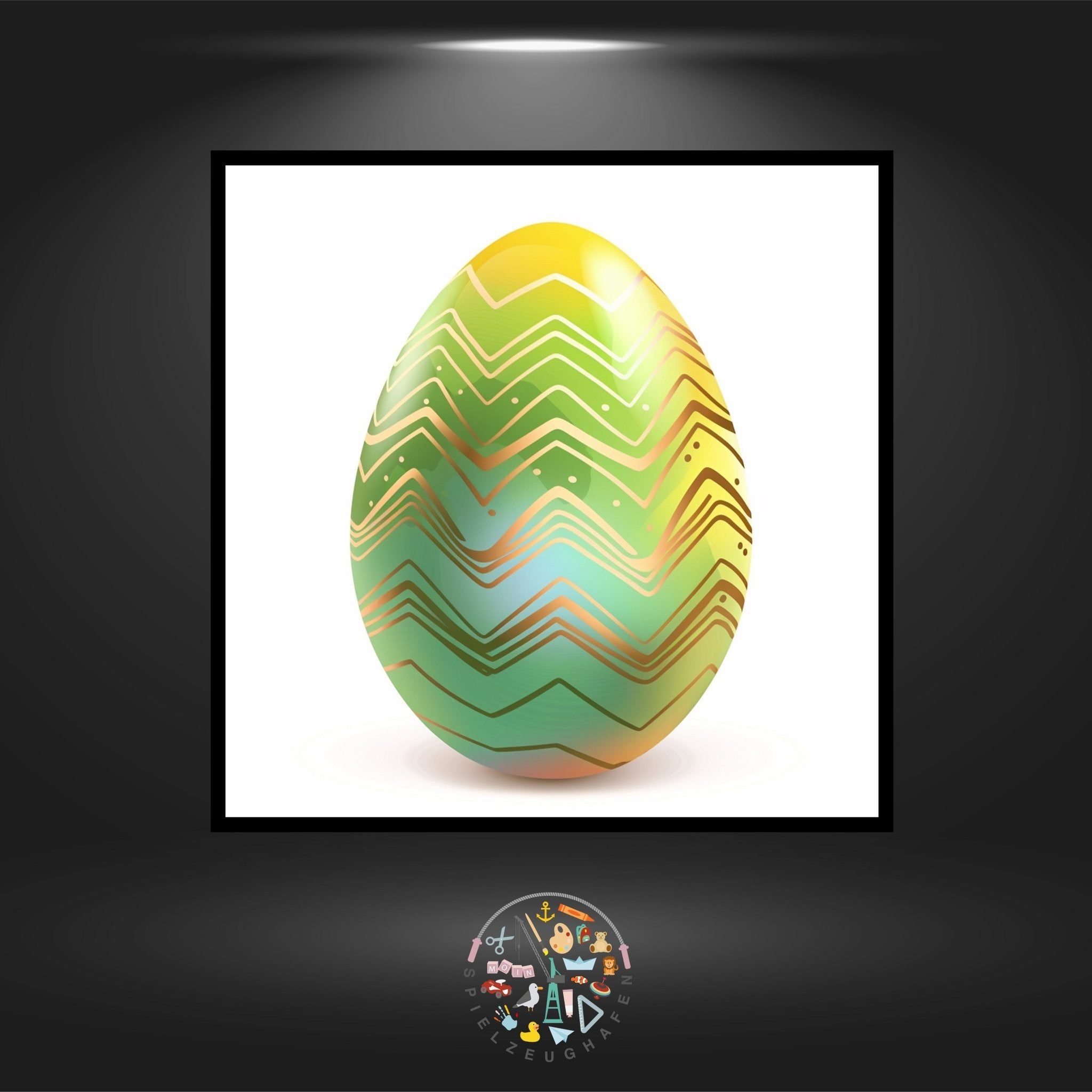 Osterei 14 - Strass rund von Spielzeughafen