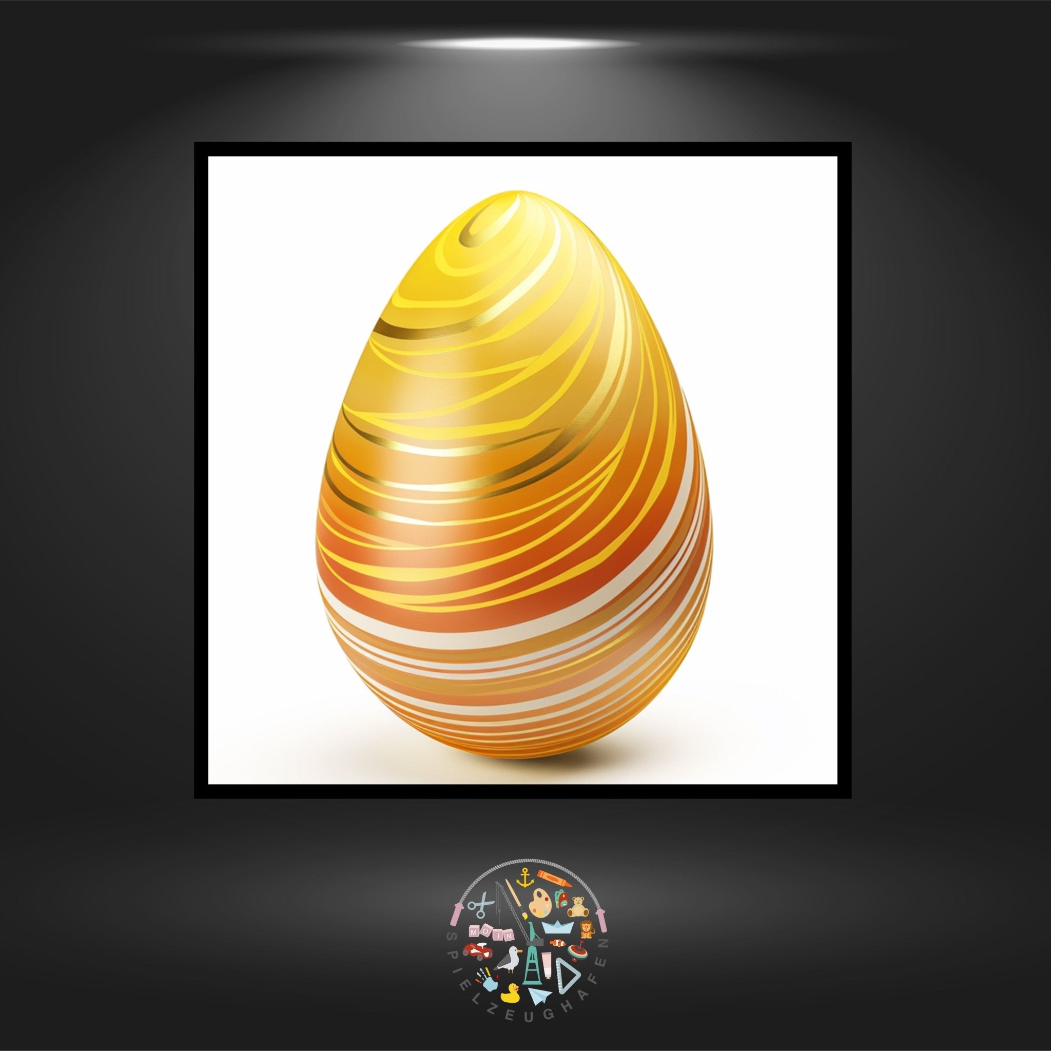 Osterei 5 - Strass rund von Spielzeughafen