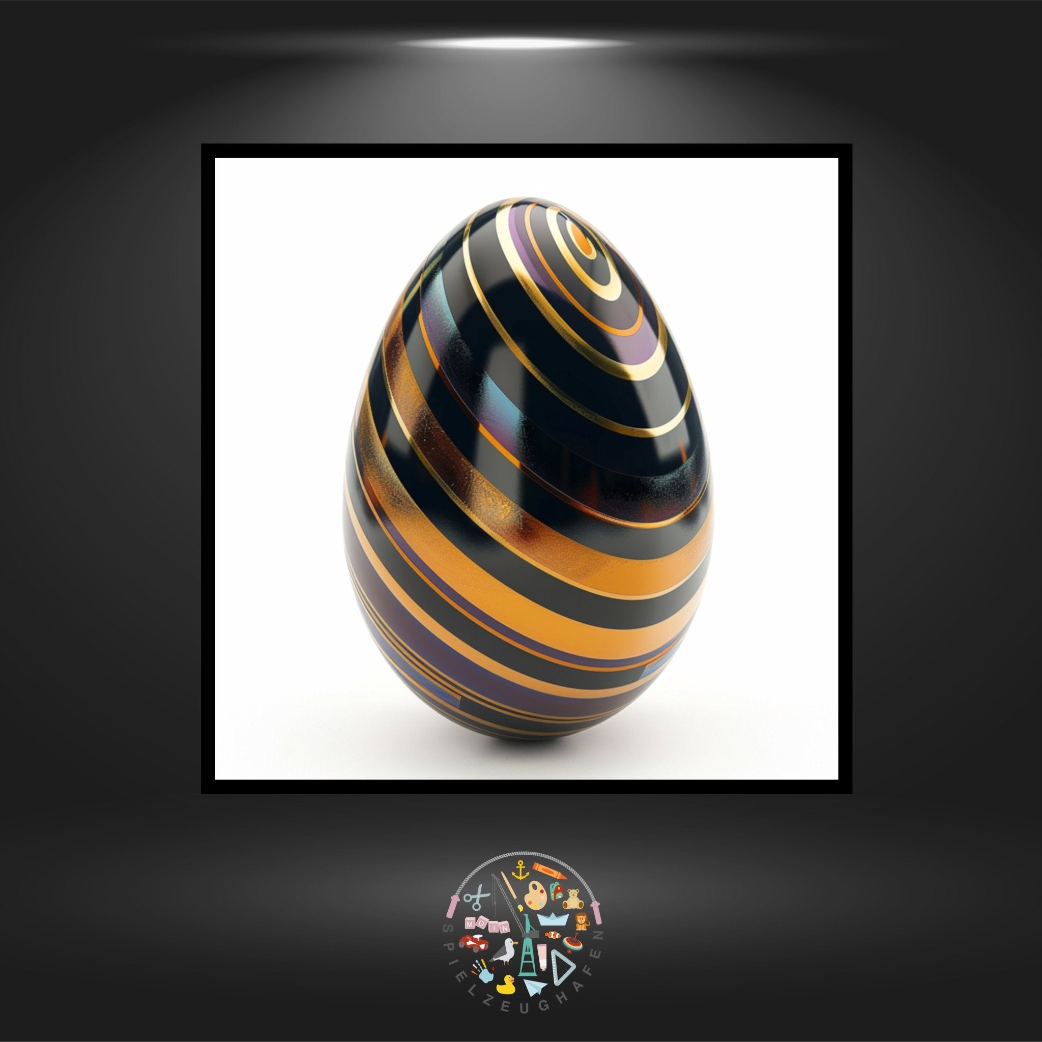 Osterei 7 - Strass rund von Spielzeughafen