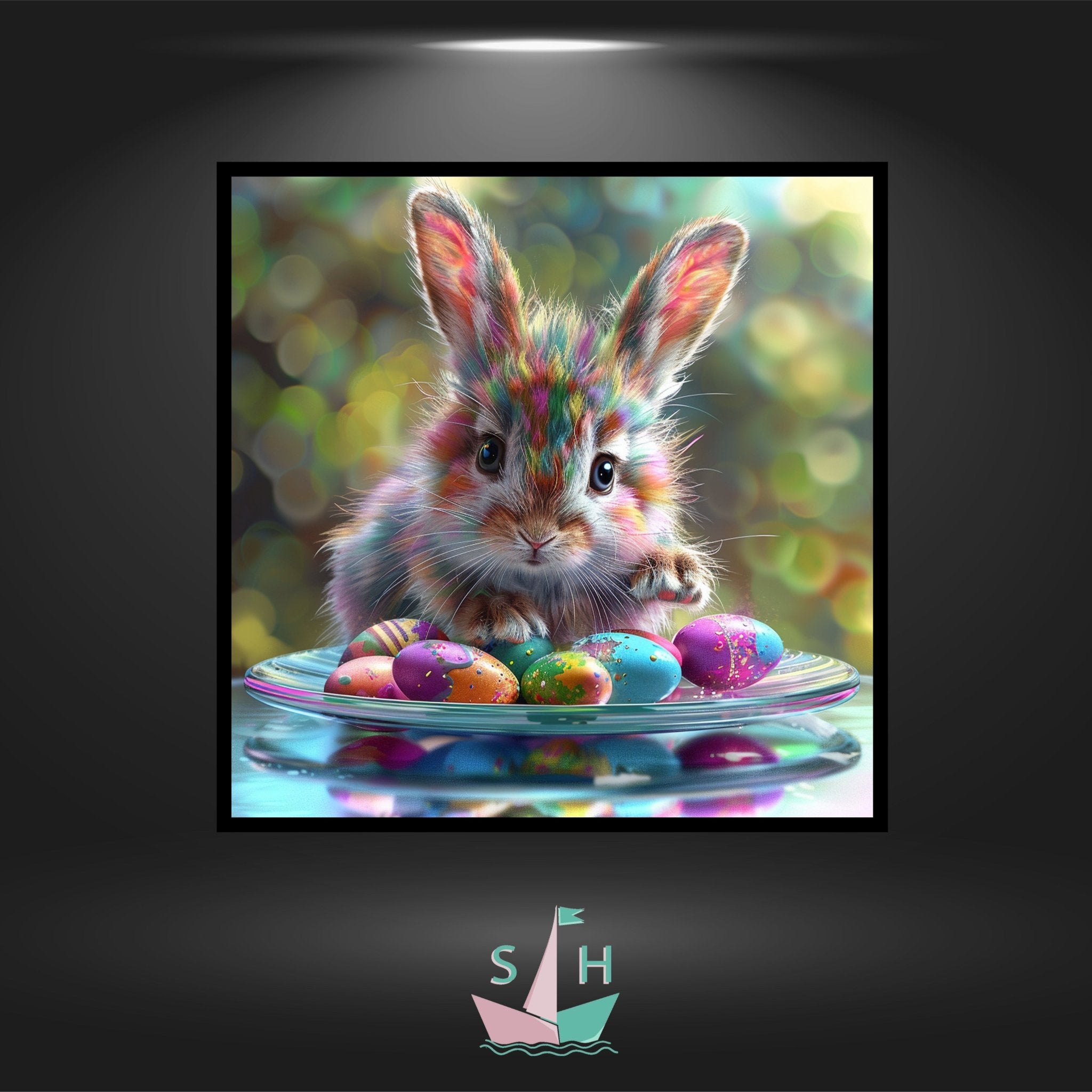 Osterhase Friedolin - Quadratisch von Spielzeughafen