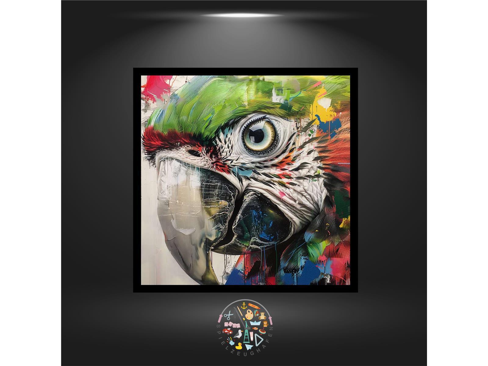 Papagei Rudi - Quadratisch von Spielzeughafen