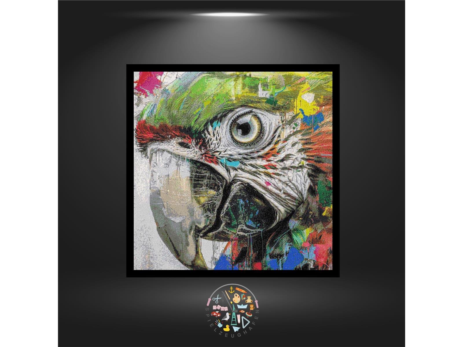 Papagei 'Rudi' - Strass rund von Spielzeughafen