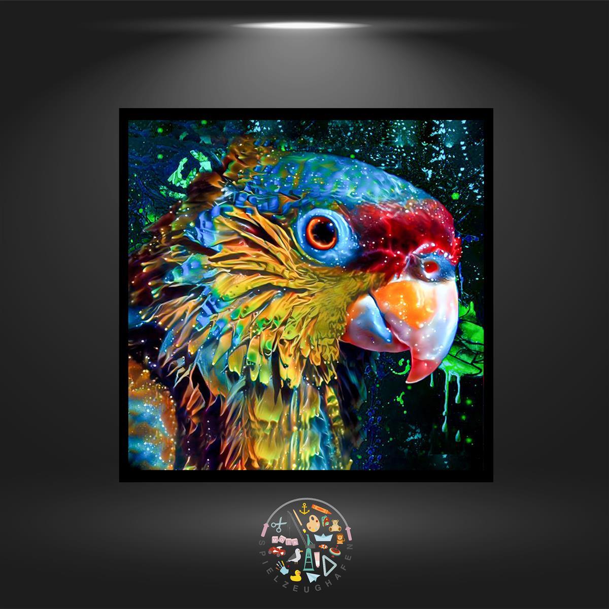 Papagei 'Timmy' - Strass / Rhinestone von Spielzeughafen