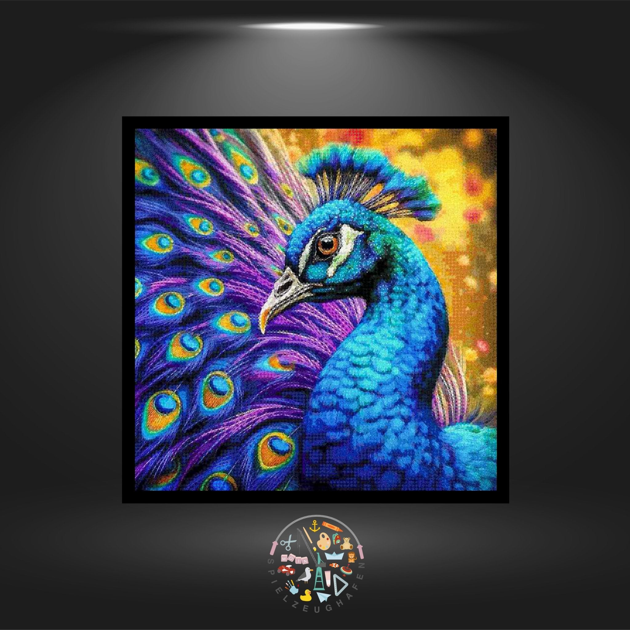 Peacock 'Beauty' - Bügelperlen von Spielzeughafen