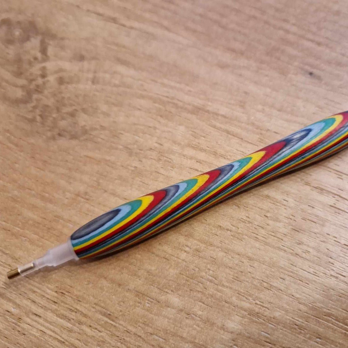 Premium E - Painter Aufsatzstift für Diamond Painting in Echtholz handgefertigt von Spielzeughafen