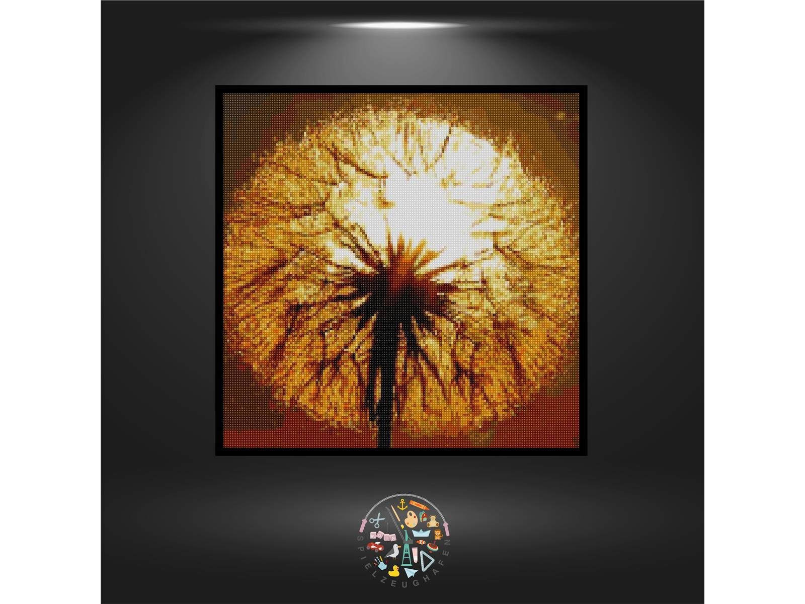 Pusteblume bei Nacht - Quadratisch von Spielzeughafen