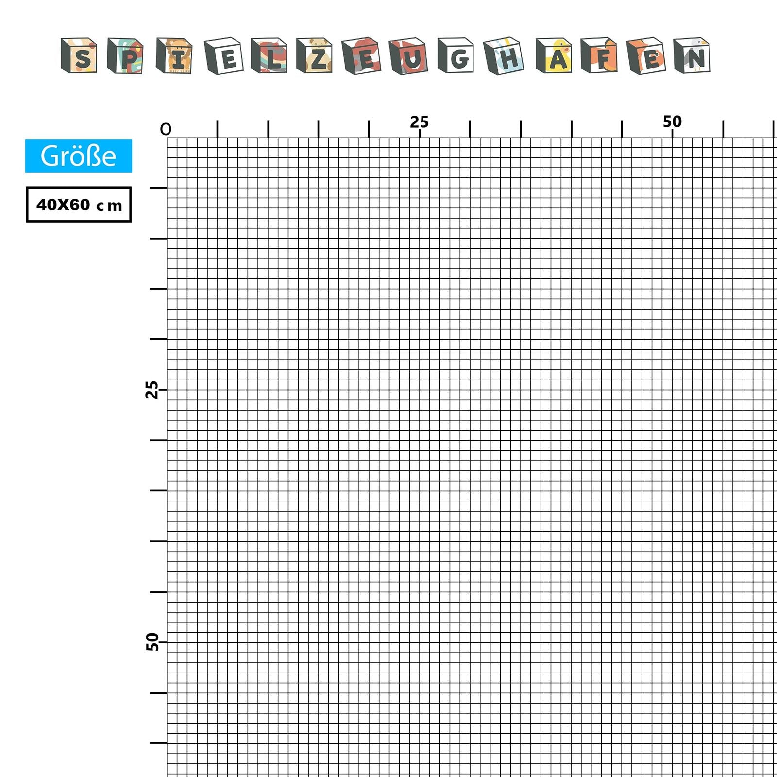 Rasterfolien für Diamond Painting Quadratisch für 2,5mm von Spielzeughafen
