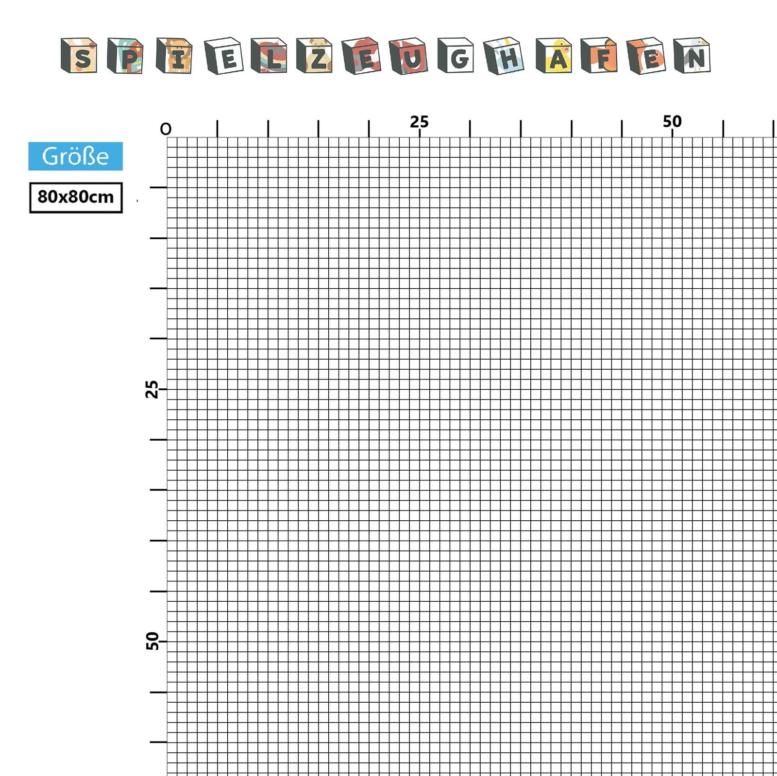 Rasterfolien für Diamond Painting Quadratisch für 2,5mm von Spielzeughafen
